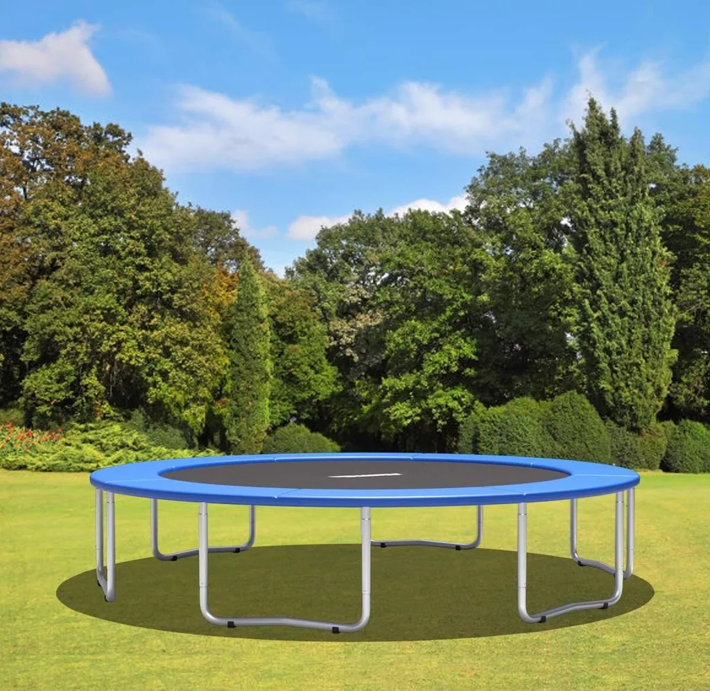 COSTWAY Ø427cm Coussin de Protection pour Trampoline avec Ressorts