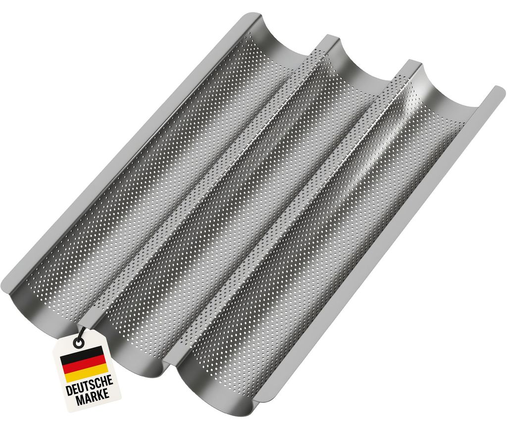 WELLGRO Baguette-Blech - für bis zu 3 Baguettes - Produktbild 