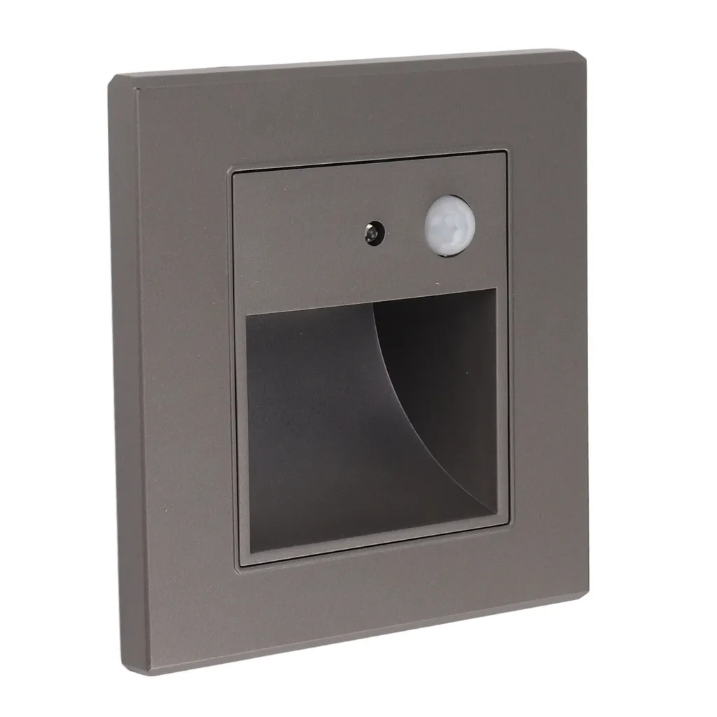 Segnapasso LED 1.5W Sensore Movimento 3000K - Design Minimal per Scale