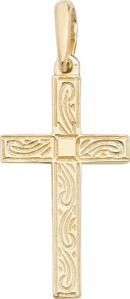 Pendentif croix or femme TRS15645 : Bijou hypoallergénique fixe