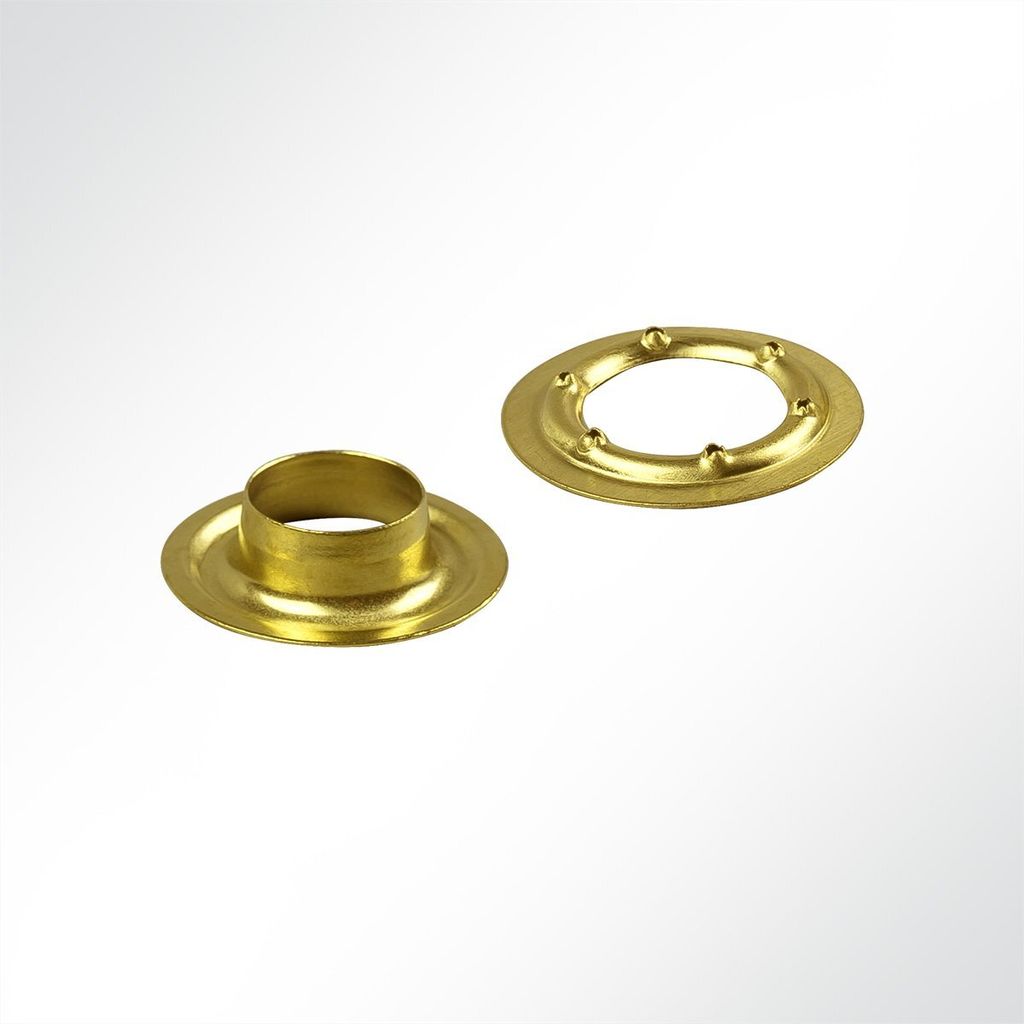 Lysel Rundöse messing für Plane 25mm Ösen für Lkw-Plane Anhänger Rundösen