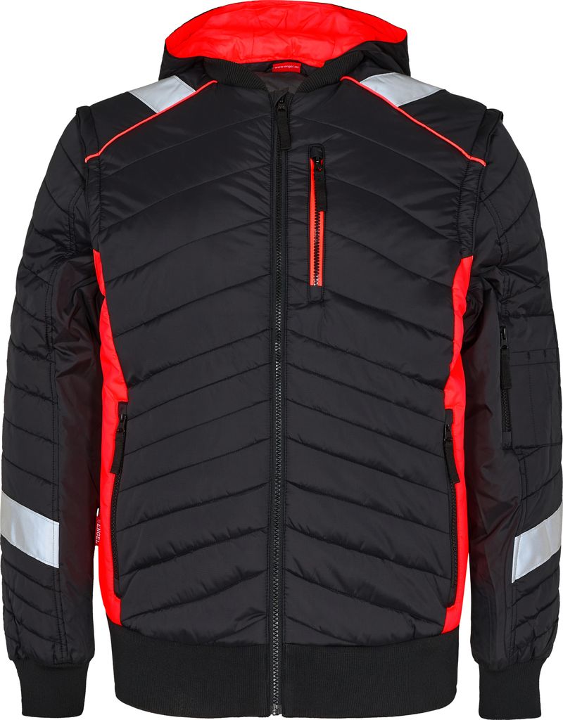 Cargo Steppjacke Schwarz/Rot, Gr. S Engel 1870-224 Produktbild 