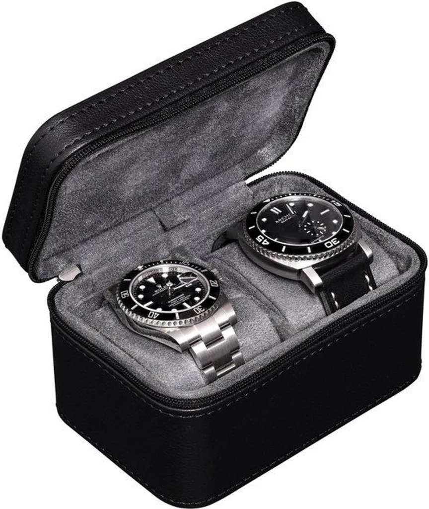 Fini les rayures : Étui de transport rigide pour montres jusqu'à 55mm