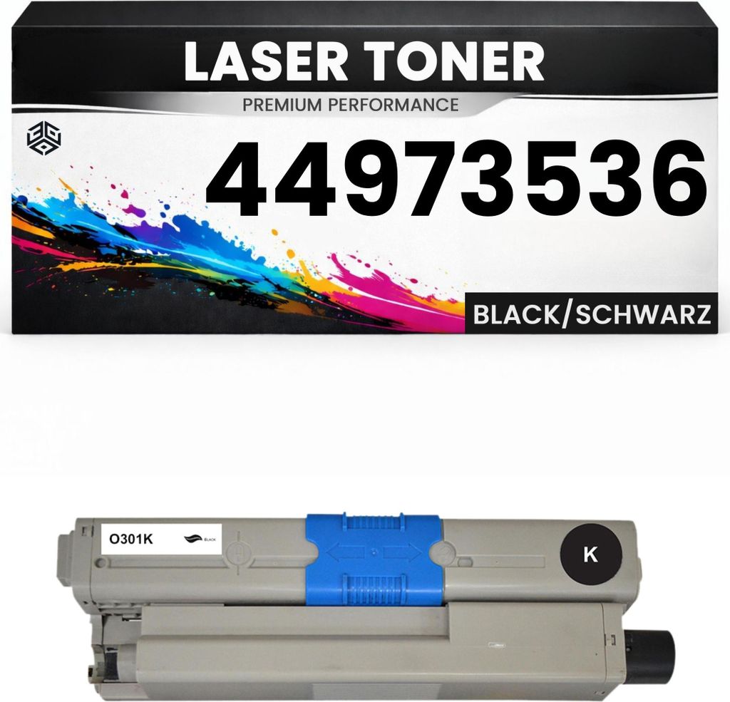 Toner 44973536 für OKI kompatibel Schwarz hochwertige Premium Alternative C301DN/321DN/321/301 MC342DN/332DN/342DNW/342DW/342W C321DN