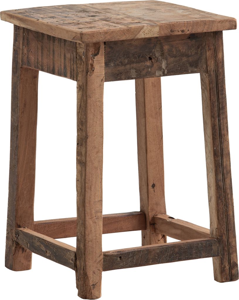 Hocker Sumatra Altholz 25x25 Produktbild 