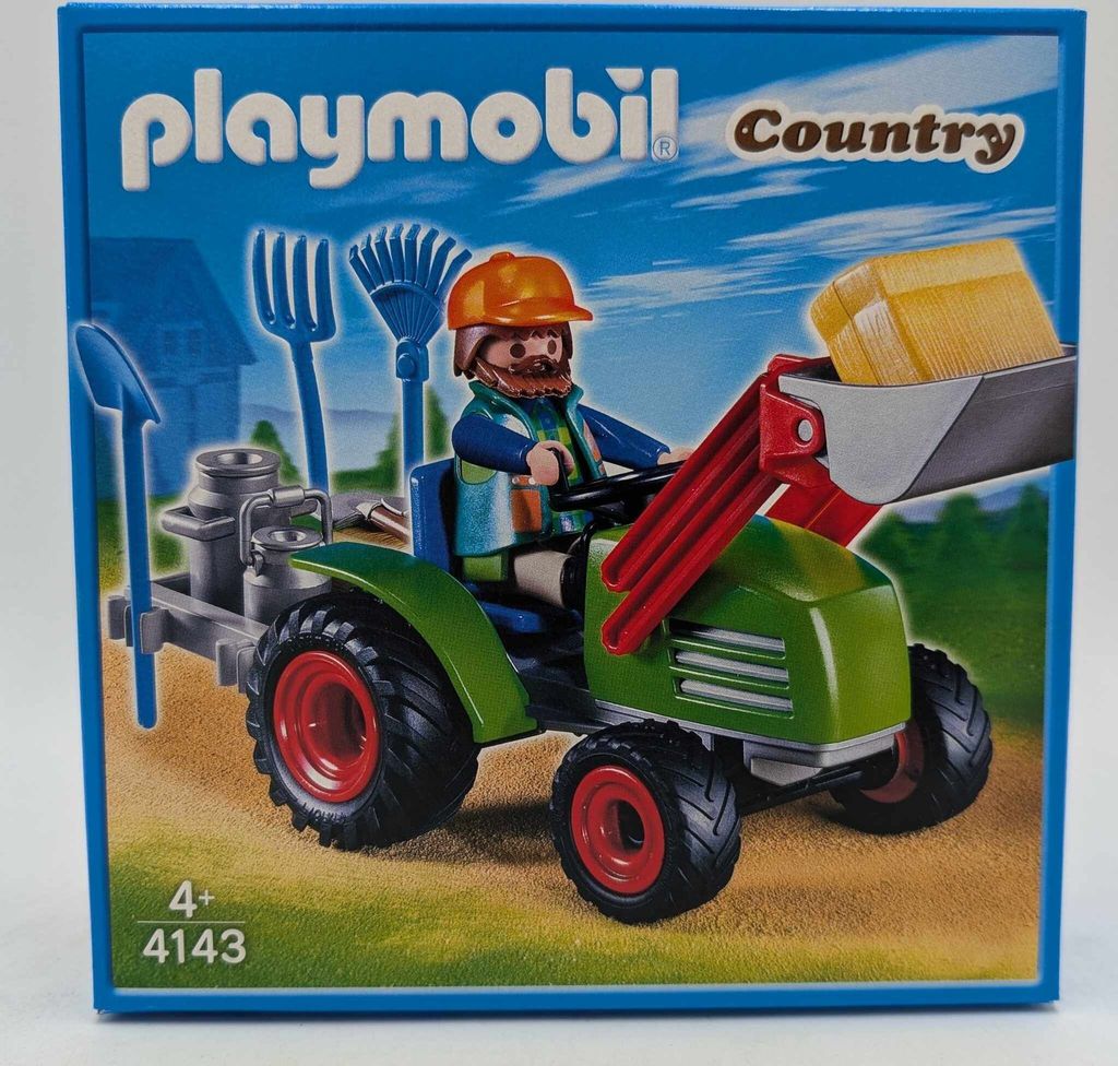 Playmobil Tractor Con Remolque