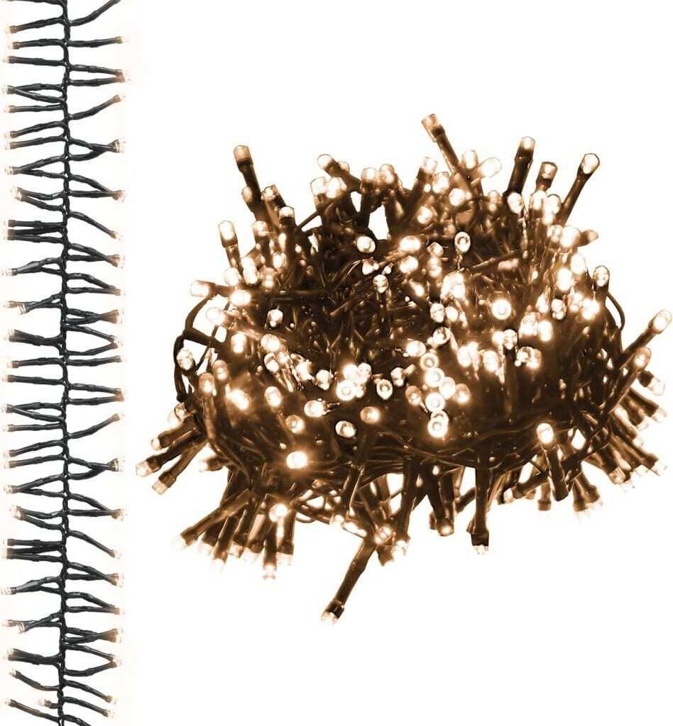 LED-Lichterkette mit 2000 LEDs Warmweiß 17 m PVC
