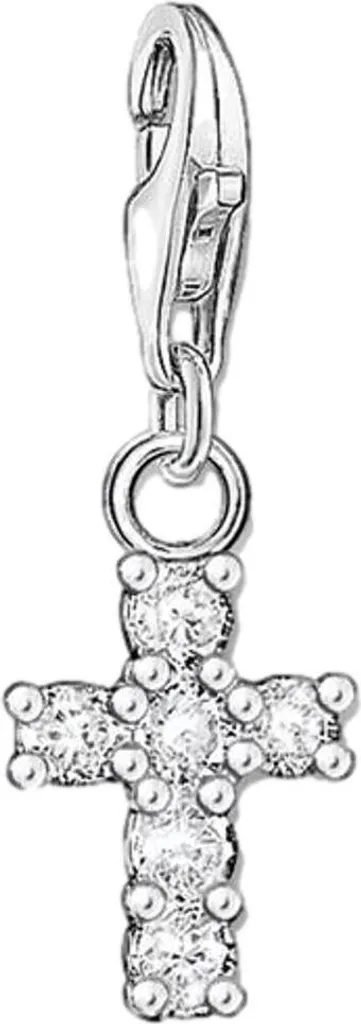 Charm pendentif croix pour cadeau de communion ou baptême religieux