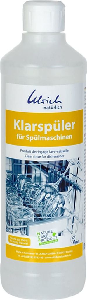 ULRICH natürlich Klarspüler 500 ml für Spülmaschinen Produktbild 