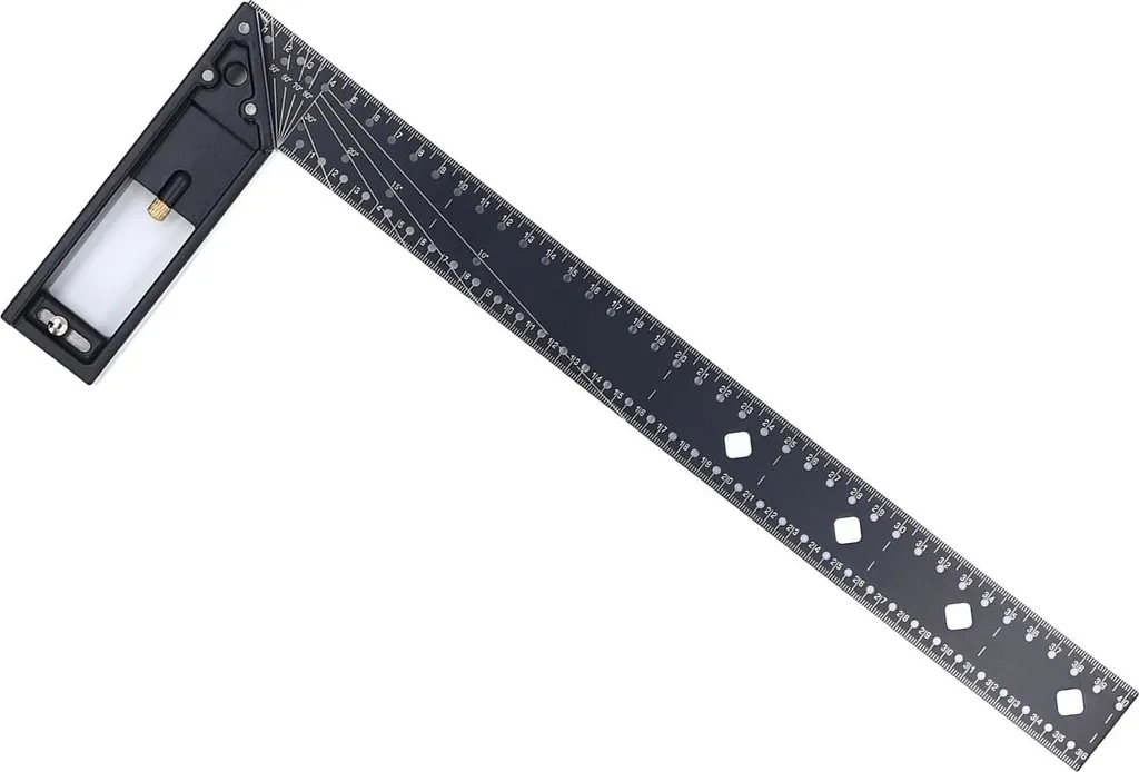 Outil de traçage bois : règle angles multiples 40 cm pour menuiserie - 10