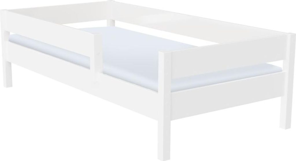 Kondela Kinderbett mit Rausfallschutz Mix 90x200 cm - Weiß