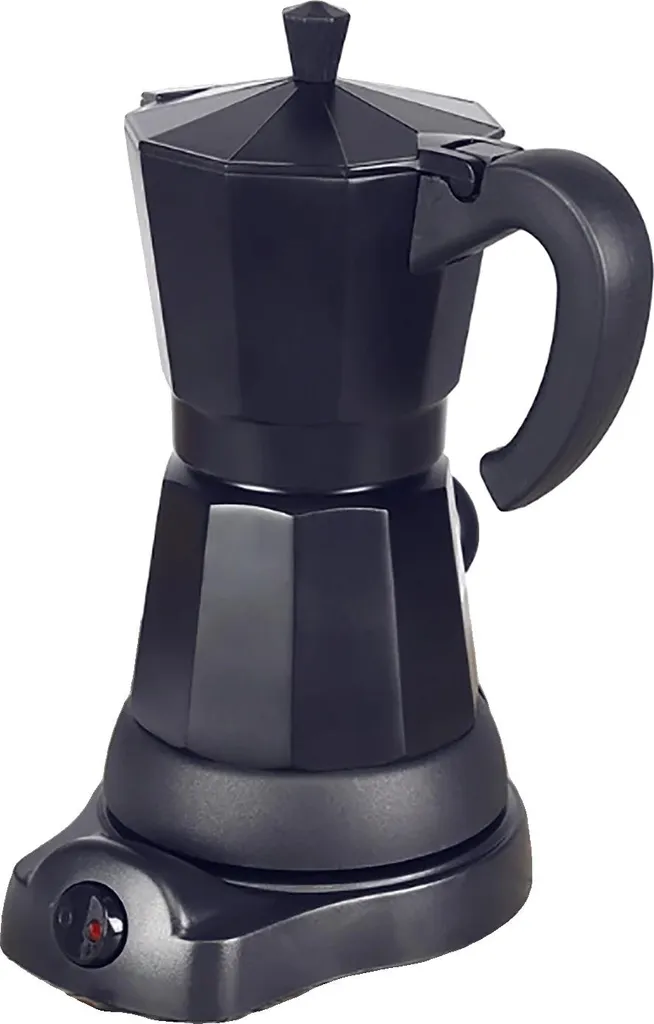 Caffettiera espresso, capacità 300 ml, 6 tazze, tensione 220-240 V, materiale alluminio, dimensioni 23x18x10 cm