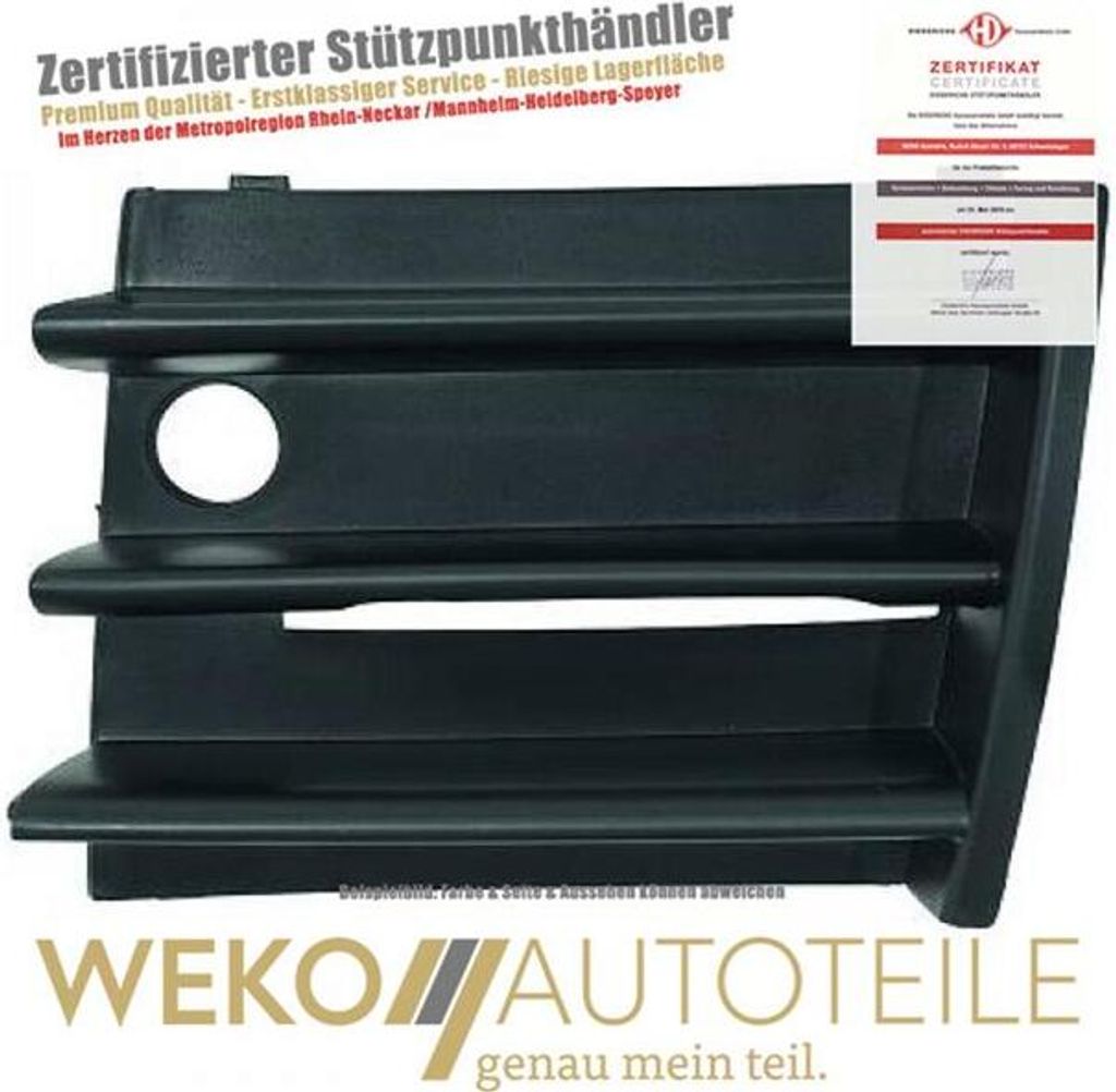 Kühlergitter vorne links DIEDERICHS 7831043 für SKODA