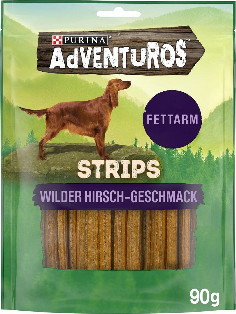Adventuros Hundesnack Sticks wilder Hirschgeschmack 6er Produktbild 