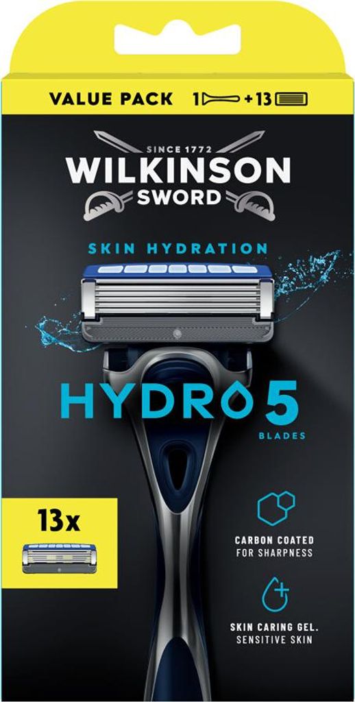 Hydro 5 Rasoio con protezione per la pelle +  13 testine Immagine del prodotto 