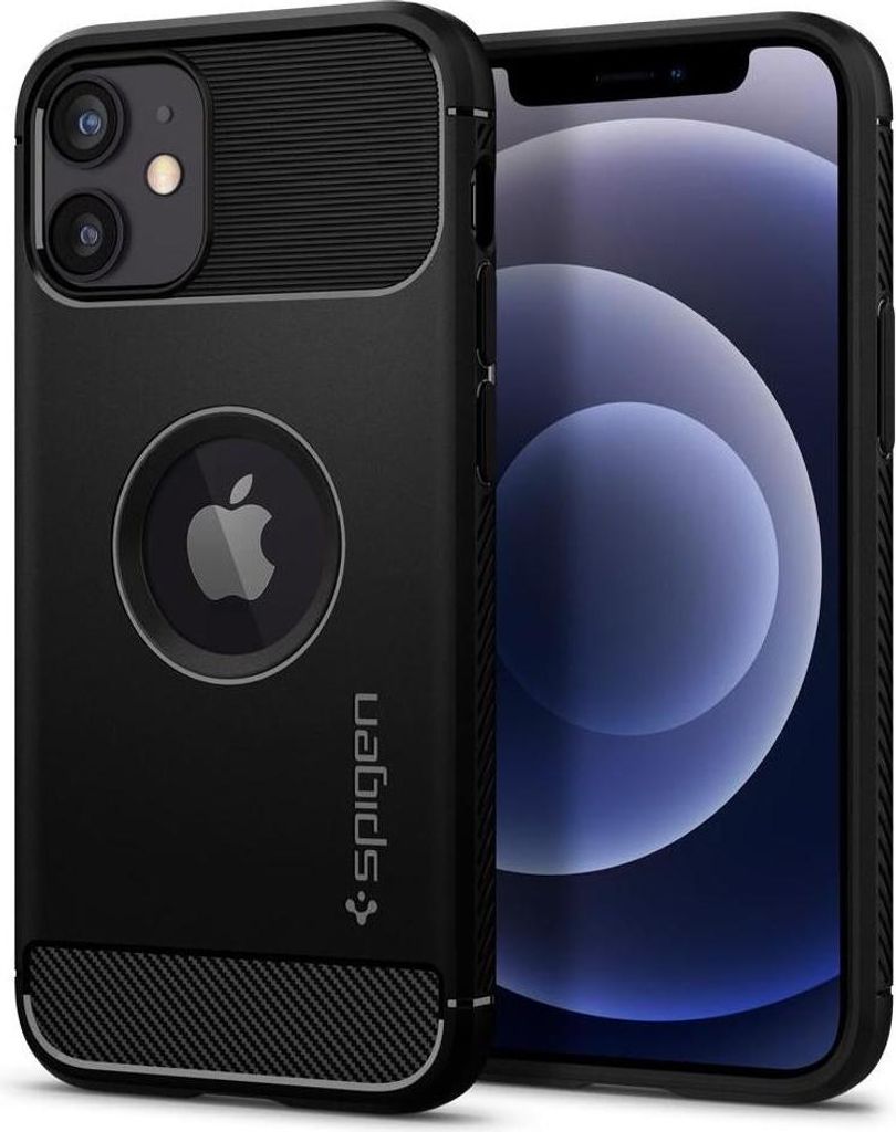 SPIGEN Rugged Armor Handy-Schutzhülle 15,5 cm (6.1" ) Cover Schwarz (ACS01700)