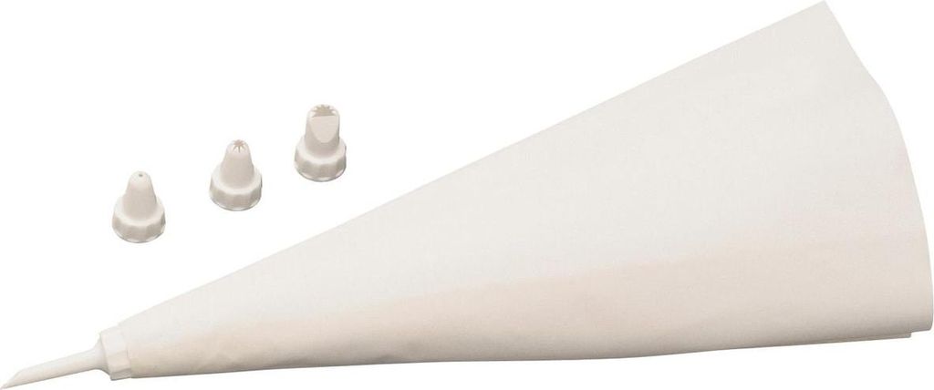 Poche à douille réemployable et 4 embouts plastique 31 cm Image du produit 