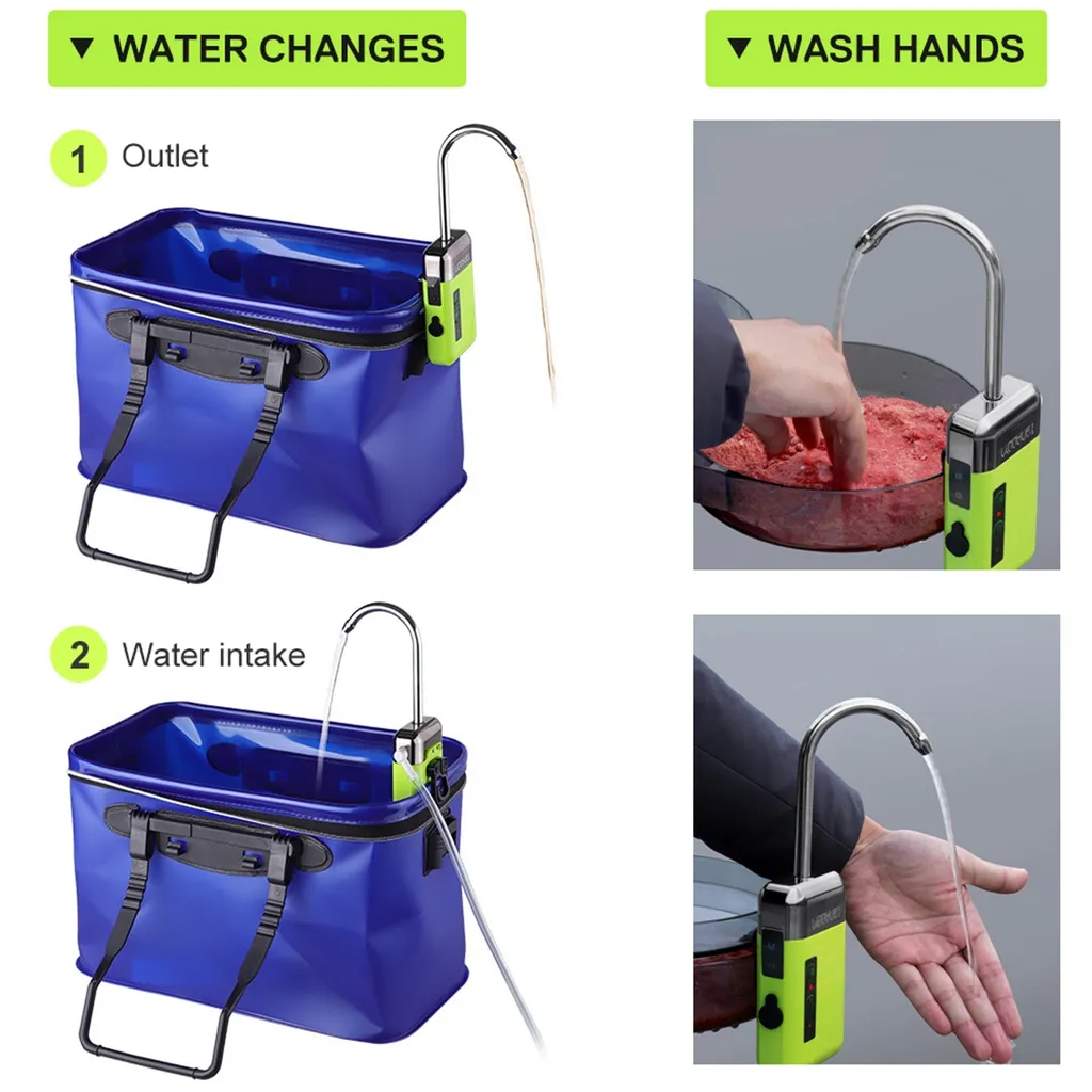 Pompe à eau avec capteur inductif et 3 modes de débit réglables - 6