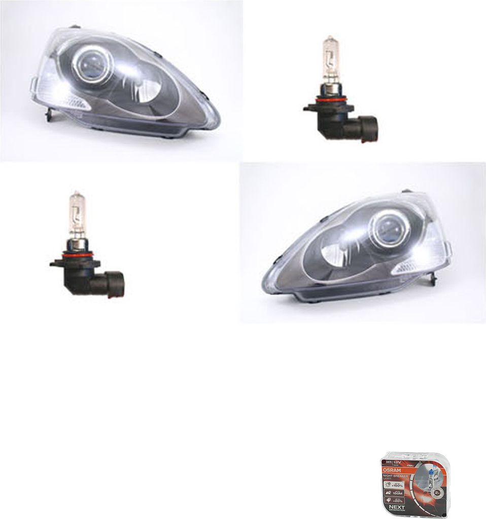 Johns, Scheinwerfer Osram Night Breaker Laser passend für Honda Civic EU EP mit HB3 L R 33151S5TG62 33151S5TG61 33101S5TG62 33101S5TG61
