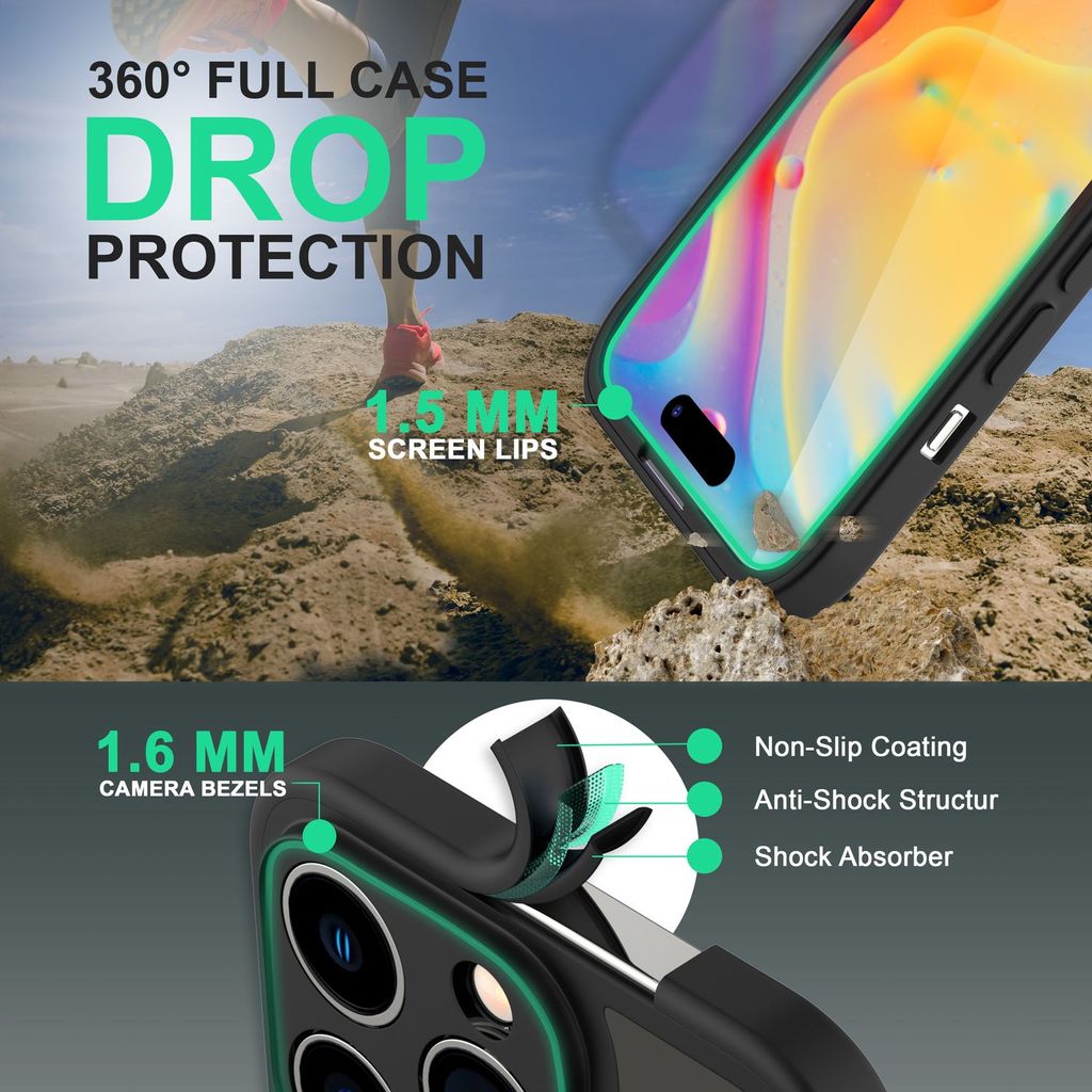 Nalia Smartphone-Hülle Samsung Galaxy S24 Ultra, Klare 360 Grad Hülle /  Transparenter Rundum Schutz / Anti-Gelb Cover