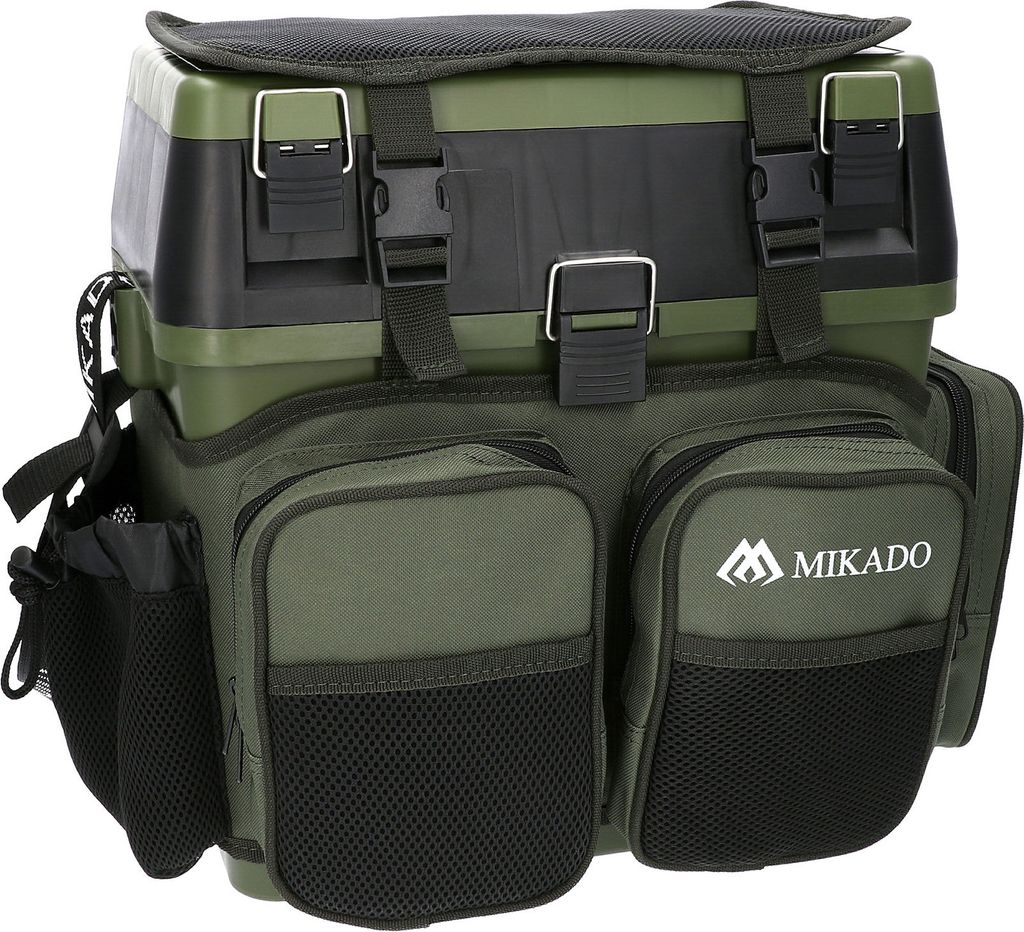 Mikado Tragetasche für Angelkoffer Angel - Sitzbox Grün Produktbild 
