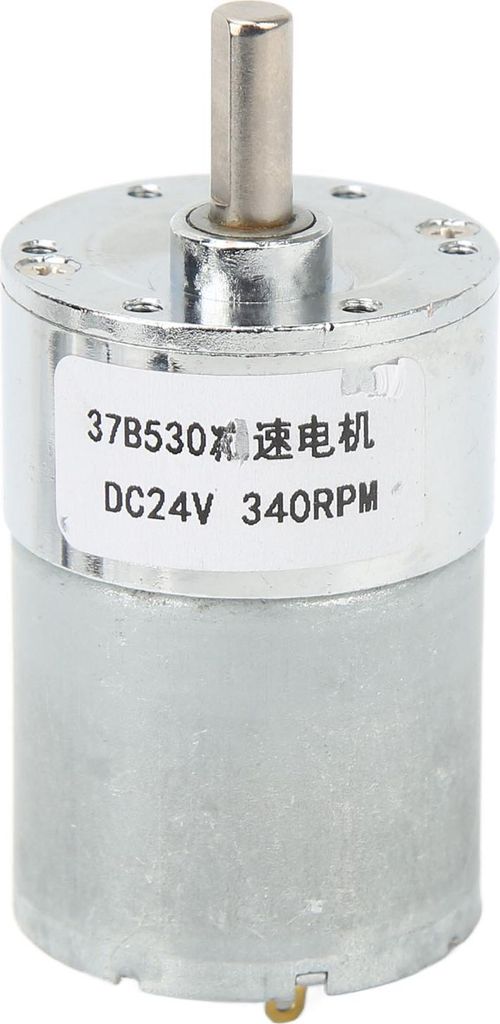 340 U/min Schneckengetriebemotor (Gleichstrom), hohes Drehmoment, einstellbare Drehzahl, Messingspule, Mikro-Untersetzungsgetriebe, 24 V DC