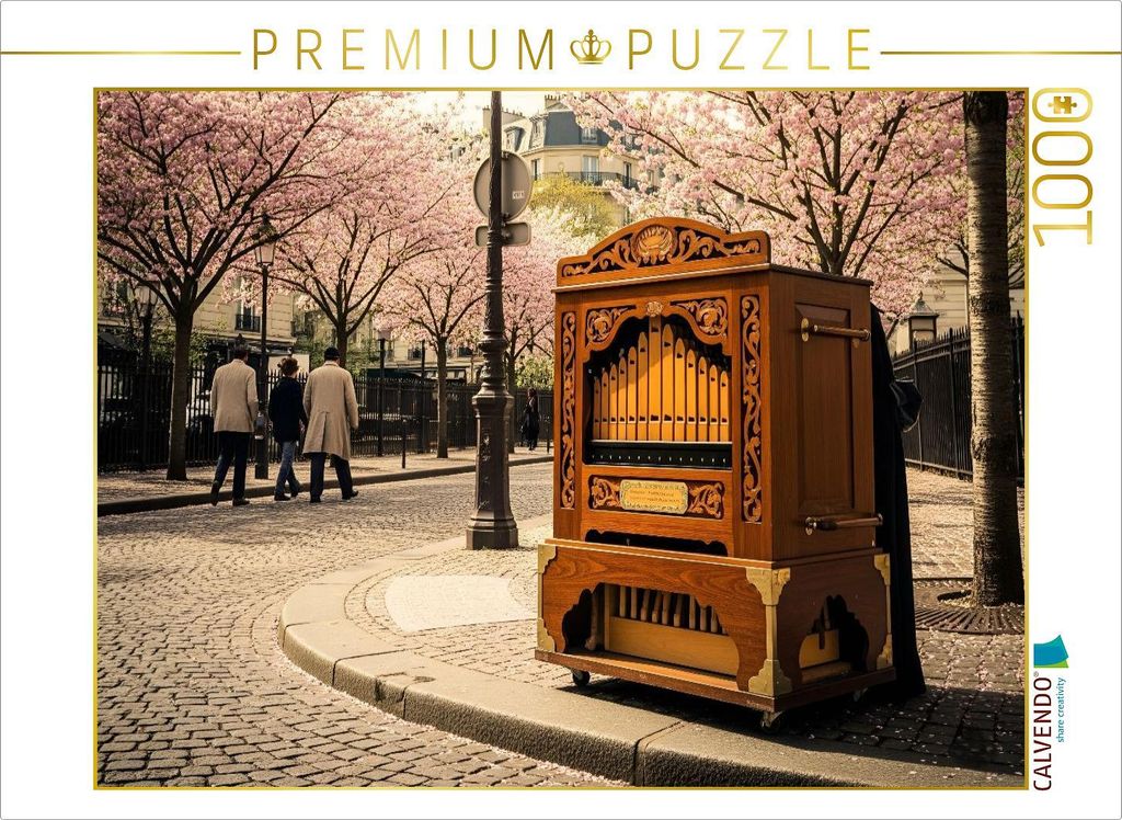 CALVENDO Puzzle Frühlingsträume in Paris | 1000 Teile Lege-Größe 64x48cm Foto-Puzzle für glückliche Stunden