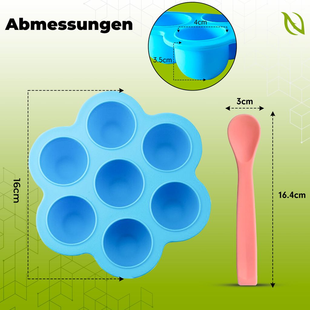 HI NATURE™ Silikon babybrei einfrieren Kaufland.de