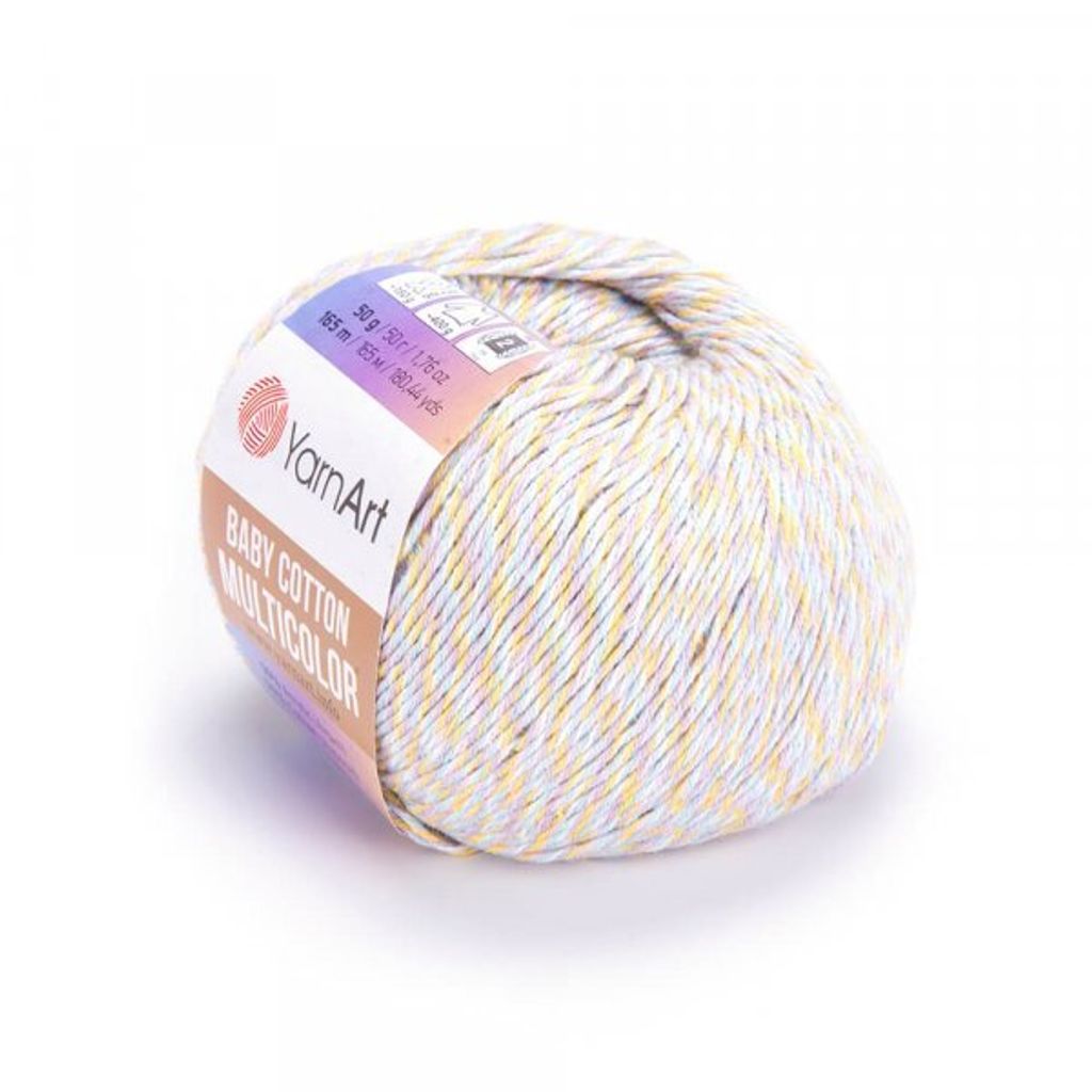 Yarn Art Baby Baumwolle Multicolor 5212 Mix Pastel Strickgarn