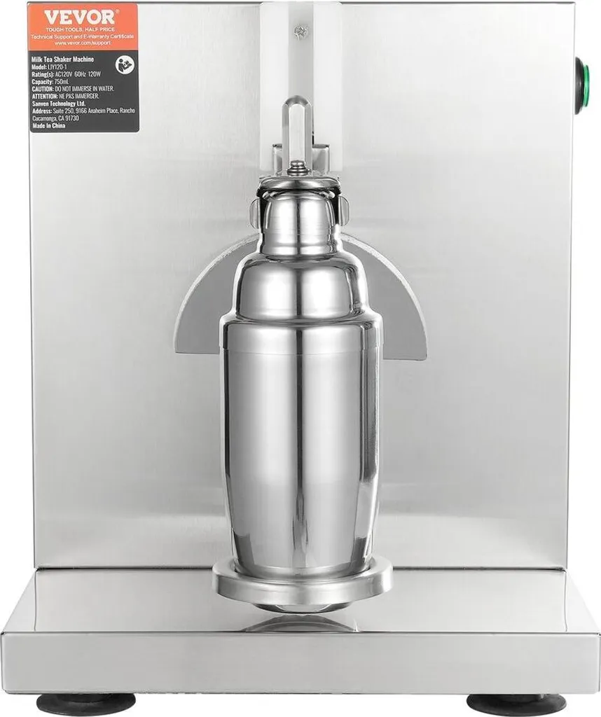 Shaker électrique pour Bubble Tea et milkshake pro 120W en inox