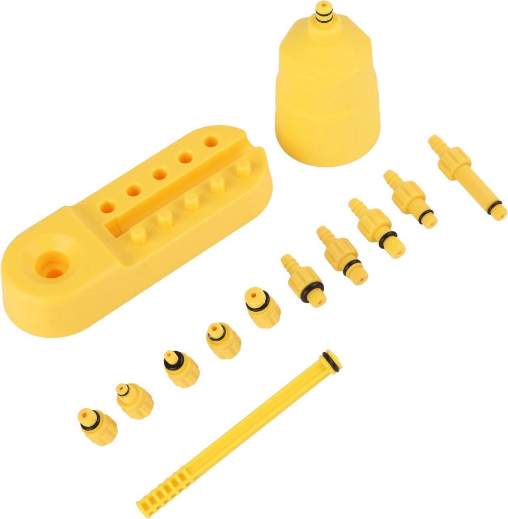 AMONIDA Entlfter-Kit fr Hydraulische Scheibenbremsen fr Fahrr?der, Langlebiger Kunststoff, Korrosionsbest?ndiges Entlfter-Kit fr Fahrradbremsen Zum...