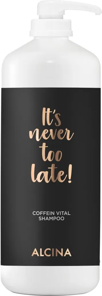 Alcina It's Never Too Late Shampooing Vital au Caféine Format 1250 ml