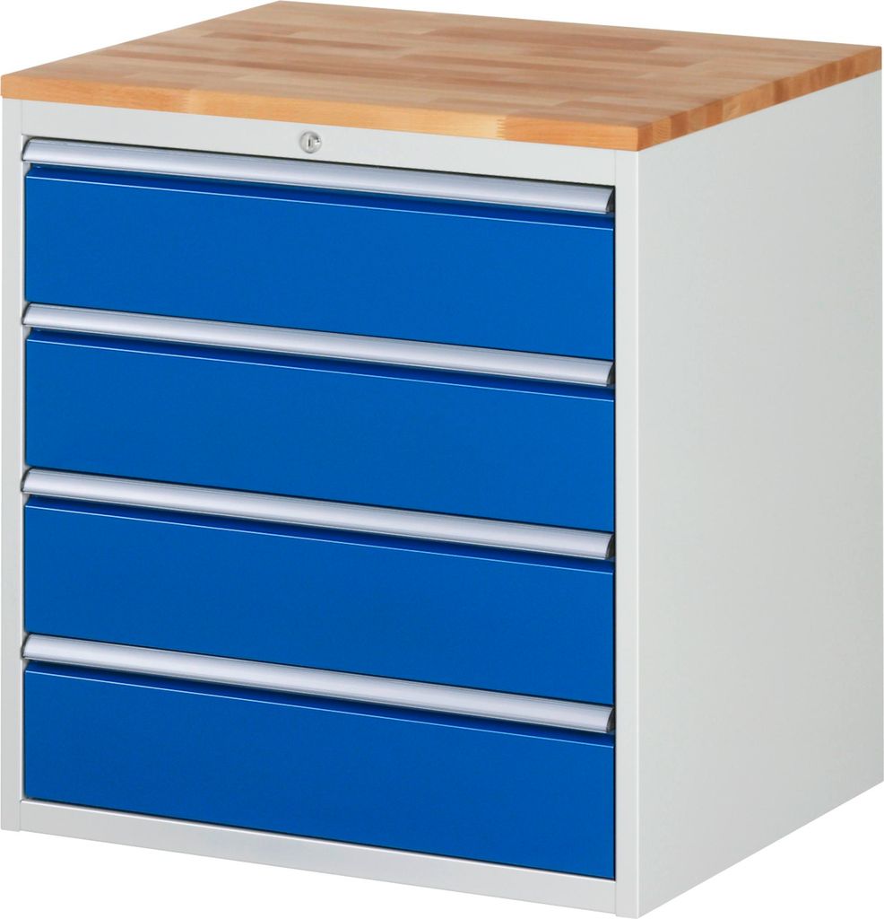 Rau Schubladenschrank Buche-Top und 4 x Schubl.-XL 4x180mm