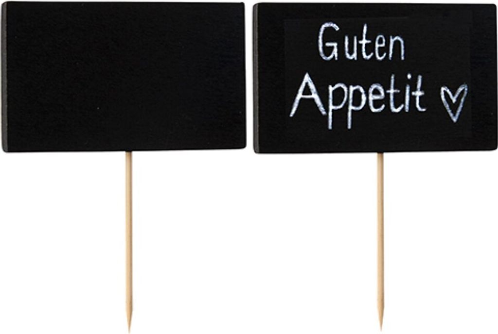 PAPSTAR Fingerfood-Spieße "Blackboard" 37 x 63 mm Länge: 90 mm 100 Stück