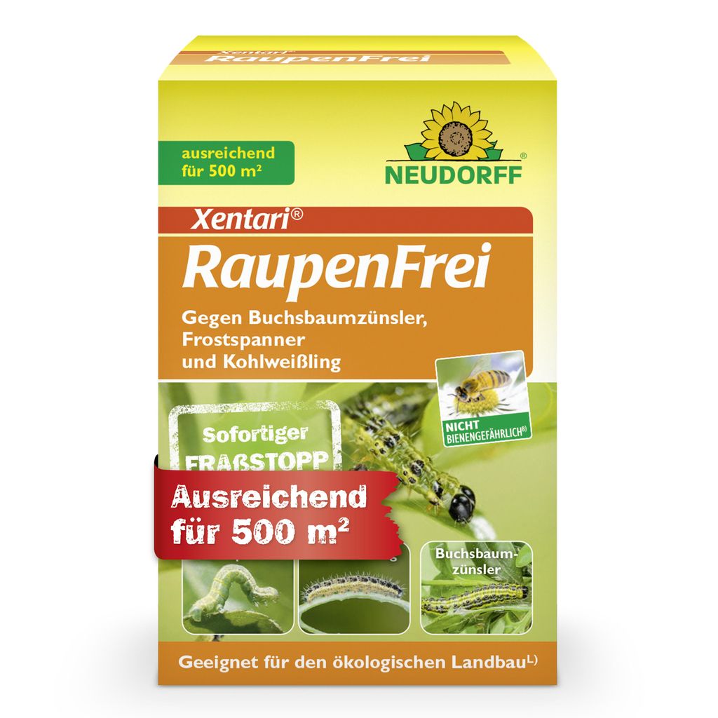 Neudorff Xentari Raupenfrei 25g für 500m² Spritzmittel Produktbild 