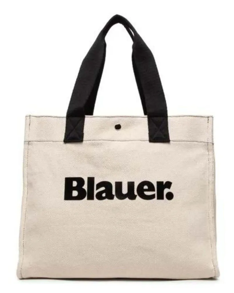Petit Sac à Main de Ville Bleu Malibu et Beige pour Femme Active