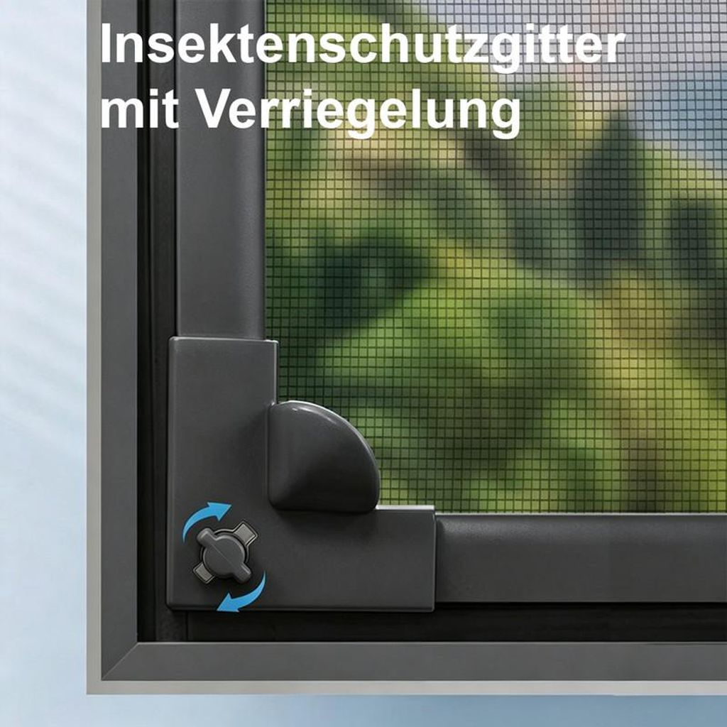 Fliegengitter Magnet 135x150cm Insektenschutz Fenster zuschneidbar selbstklebend ohne Bohren Netz grau mit Magnetverschluss für Dreh Kipp Fenster