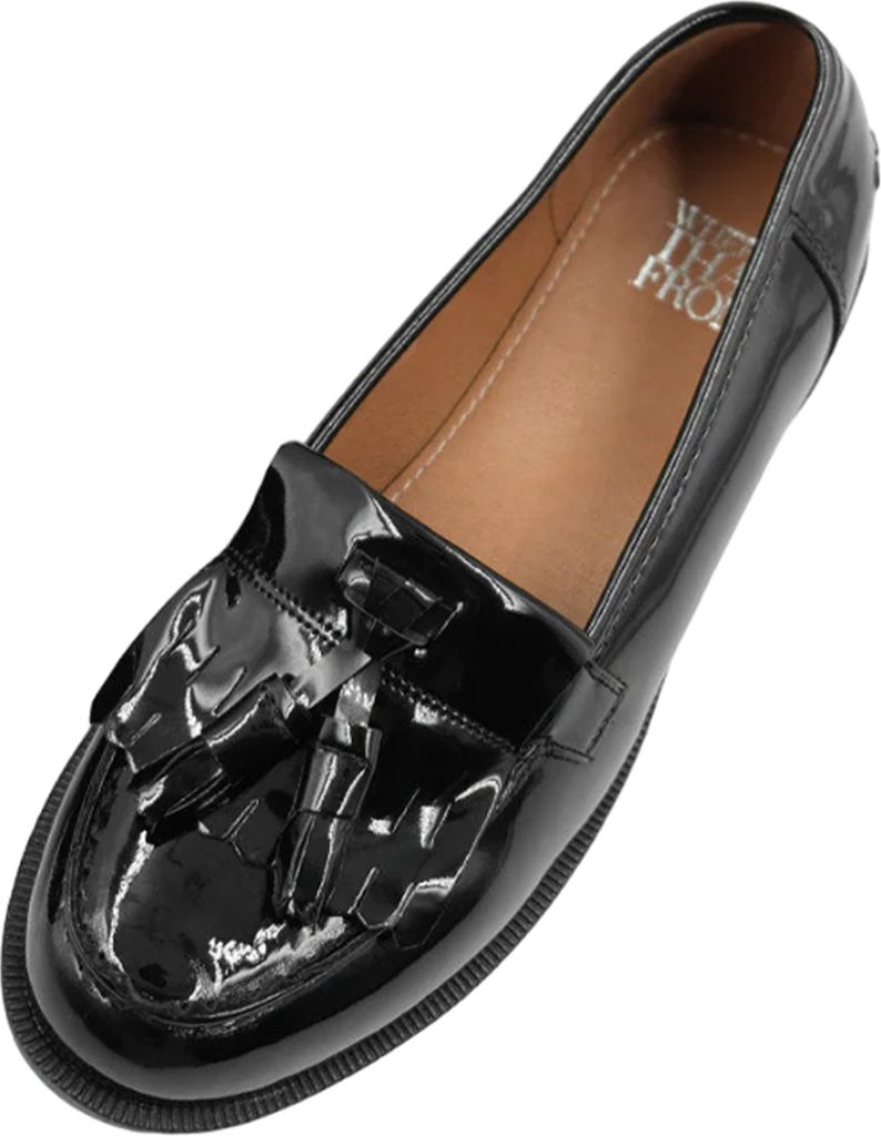 Where ́s That From - Damen Halbschuhe "Imogen", Quaste, WM396 (41 EU) (Schwarz)