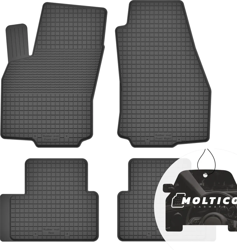 Set Tappetini Gomma Volvo XC90 I 2002-2014 | Montaggio Preciso Su Misura