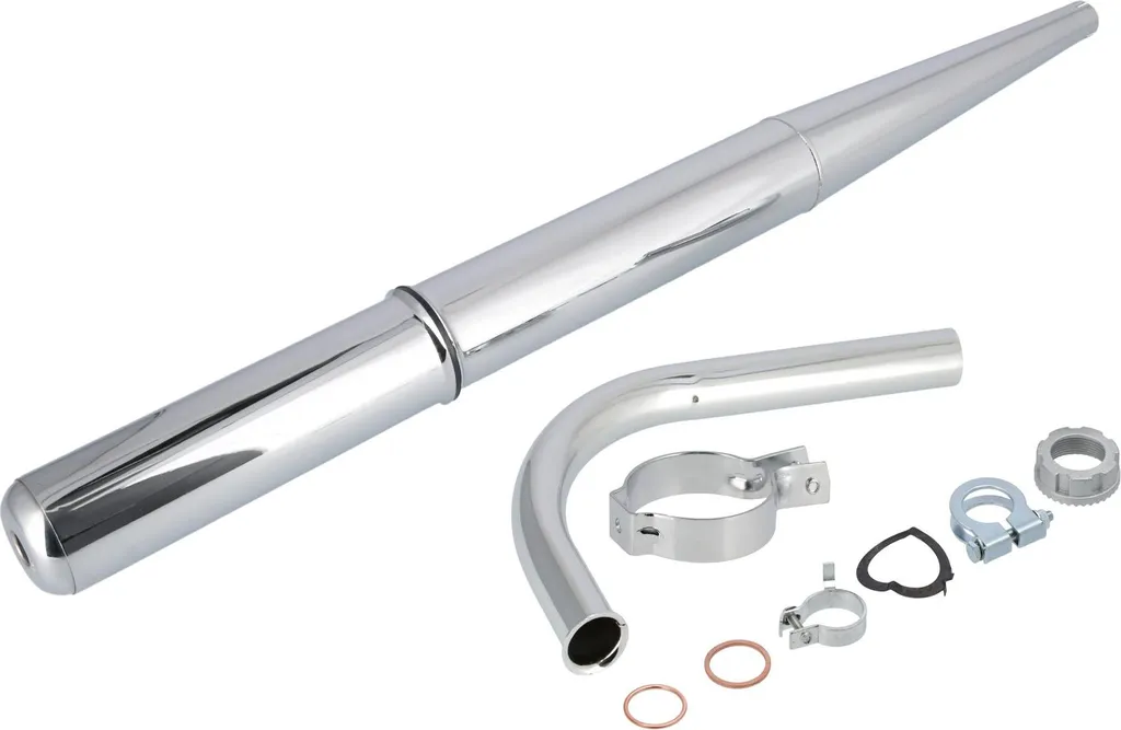 Échappement chrome Simson KR51/1 : stop à la rouille et au bruit excessif
