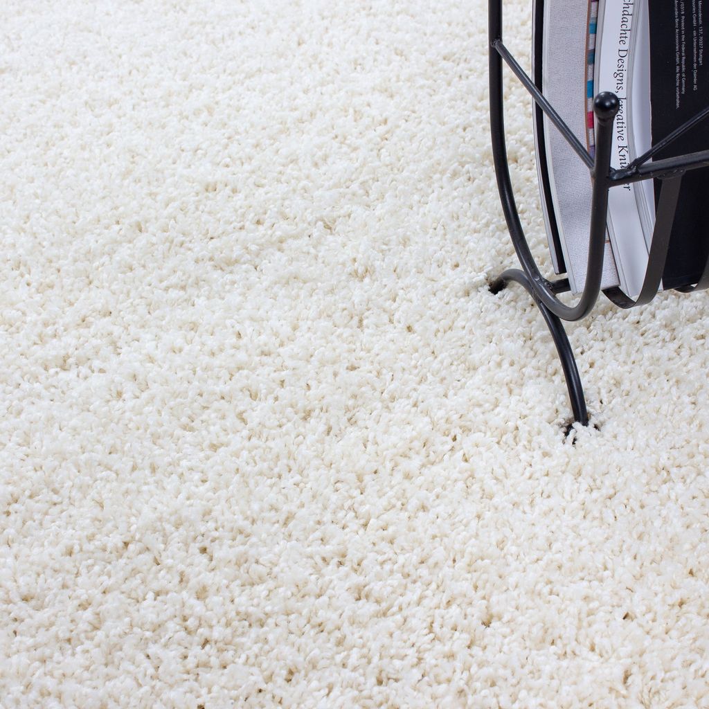 Carpetsale24 Hochflor Teppich Uni Einfarbig Modern Shaggy Produktbild 5