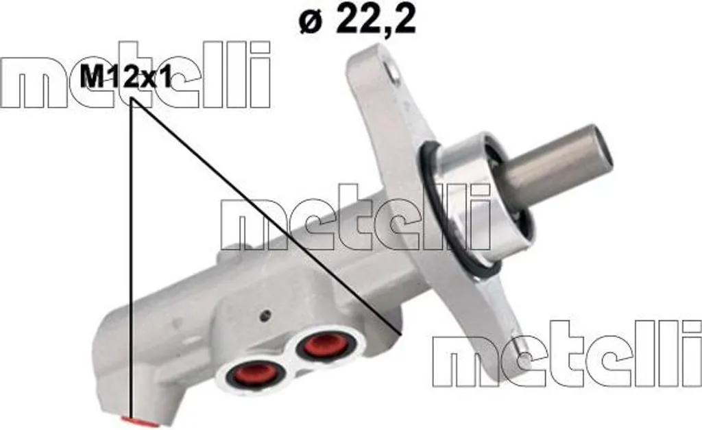 Maître-cylindre de frein Metelli 05-1177 pour Dacia Duster OE 460119952R