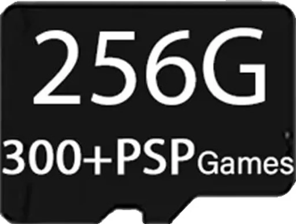 256GB TF Card Gaming PSP | 300+ Giochi Inclusi | Scheda Alta Densità