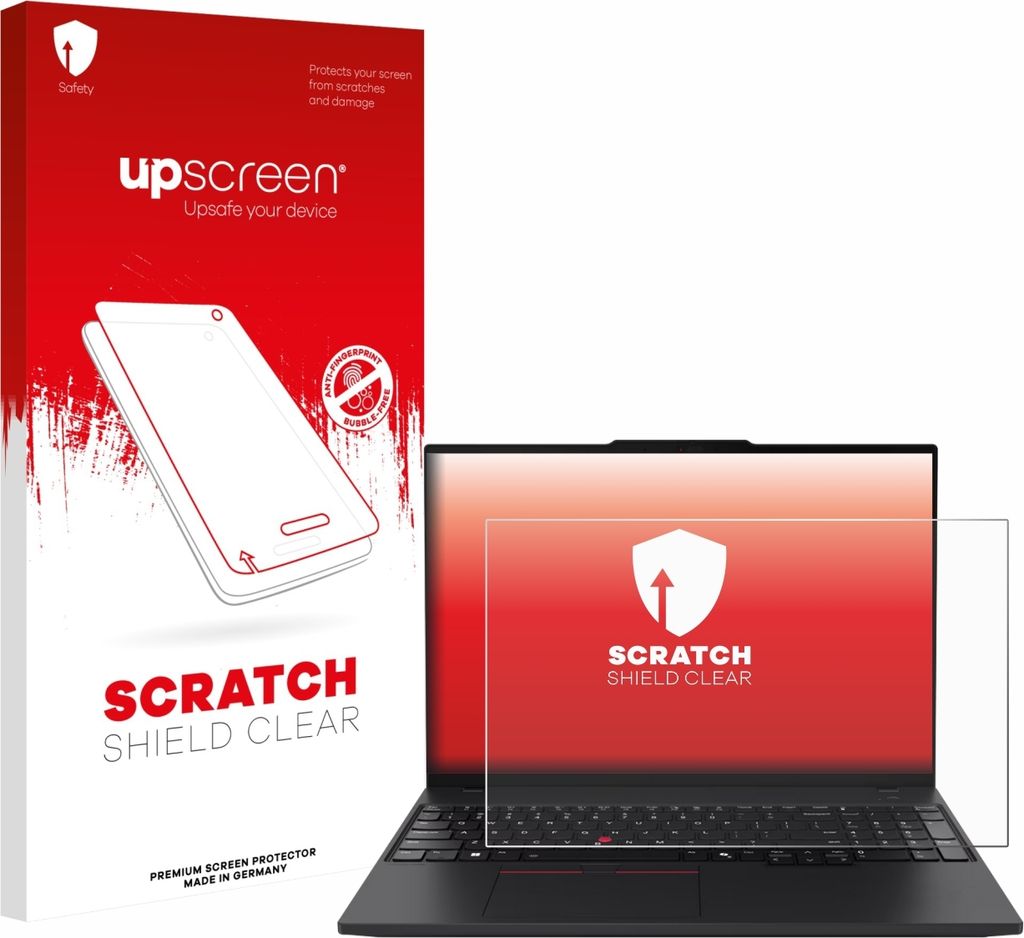 upscreen Schutzfolie für Lenovo ThinkPad P16s Gen 4 Displayschutz Displayschutzfolie Folie Klar Transparent