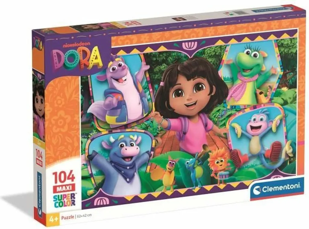 Puzzle Dora Clementoni 104 Pièces : Stimulez la Concentration de l'Enfant