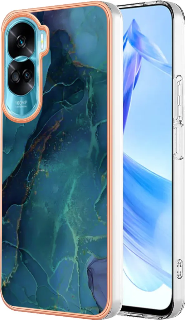 Offerta Cover Honor 90 Lite 5G Silicone Morbido Verde Scuro Antiurto