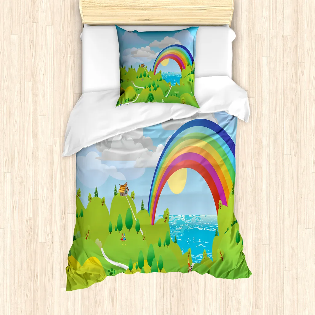 Copripiumino Arcobaleno ABAKUHAUS 135x200 con Federa 80x80
