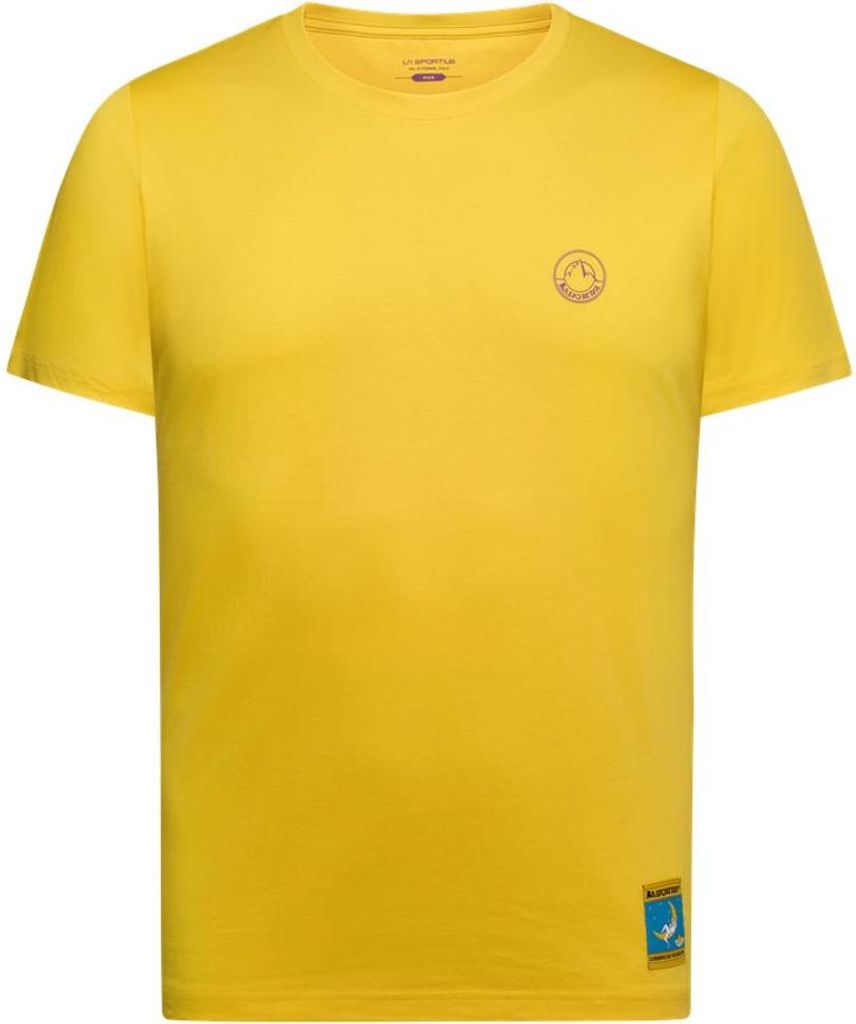 Climbing on the Moon T-Shirt M, Giallo/Viola, XXL, ZACT157Y08U072XL, Climbing Herren T-Shirt - La Sportiva