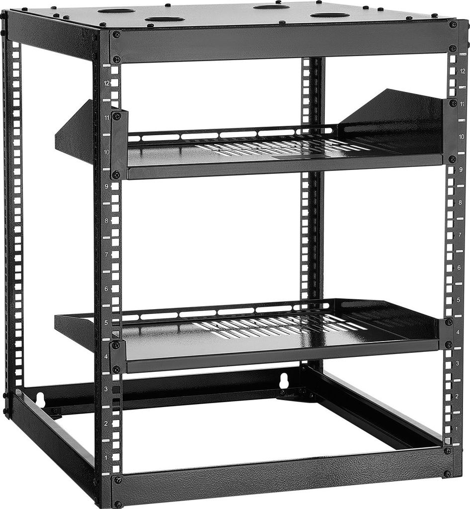 Szafa sieciowa VEVOR 12U Open Frame, głębokość 585 mm, do Zdjęcie produktu 