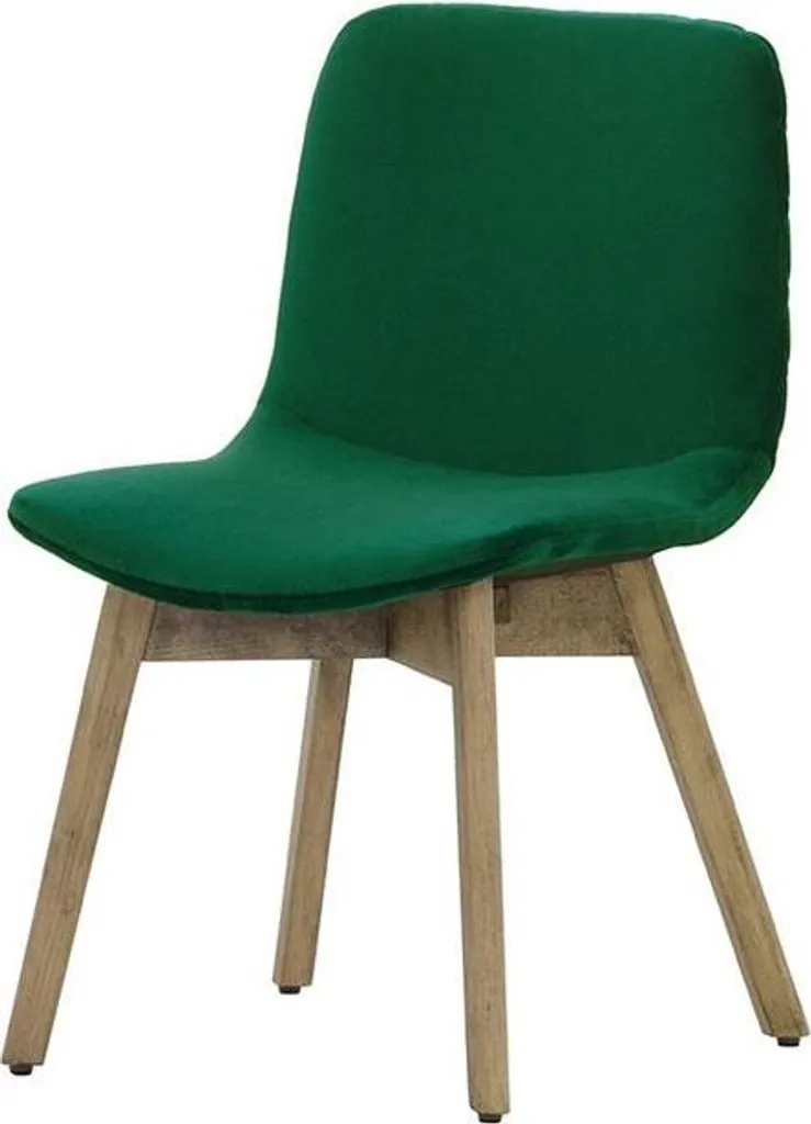 Chaise Felton buk-Velluto 10 Hêtre noir wax : l'élégance du velours